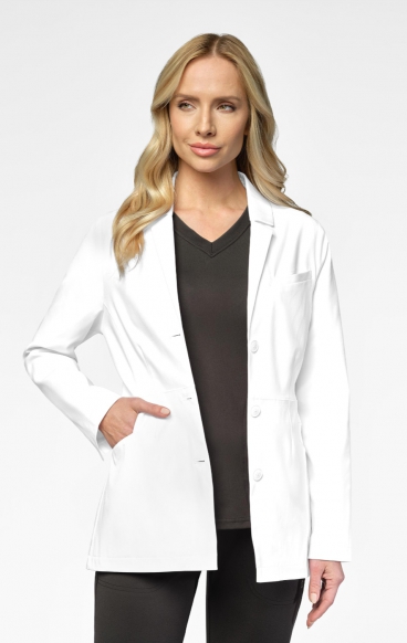 7272 Slate Women's Premium 28" 8 Pocket Doctor's Coat by WINK 7272 Slate Women's Premium 28" 8 Pocket Doctor's Coat by WINK