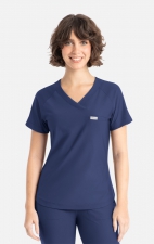 2502 Embrace Luna Tuckable Y-Neck Top by Maevn