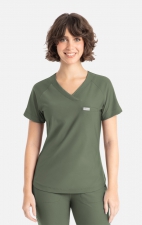 2502 Embrace Luna Tuckable Y-Neck Top by Maevn