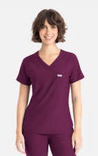 2502 Embrace Luna Tuckable Y-Neck Top by Maevn