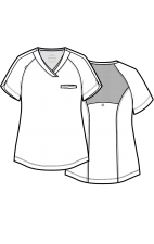 2502 Embrace Luna Tuckable Y-Neck Top by Maevn