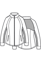 2701 Embrace Eden Full Zip Track Jacket by Maevn