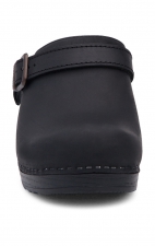 Dansko Femme Ingrid Sabots - Ingrid Black Oiled Leather