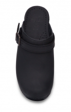 Dansko Femme Ingrid Sabots - Ingrid Black Oiled Leather