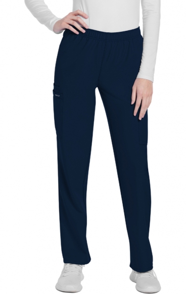 *FINAL SALE XXS CK281AP Petite WW Originals Ultra Slim Leg Cargo Pant with Elastic Waist by Cherokee *FINAL SALE XXS CK281AP Petite WW Originals Ultra Slim Leg Cargo Pant with Elastic Waist by Cherokee