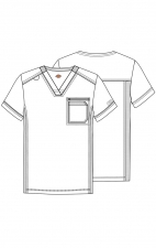 DK865 Dickies Balance Men's Chest Pocket V-Neck Top