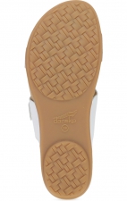 Sandale Justine White Full Grain pour Femmes par Dansko