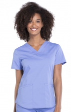 WW665 Workwear Professionals Haut à Col en V avec 3 Poches par Cherokee