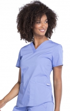 WW665 Workwear Professionals Haut à Col en V avec 3 Poches par Cherokee