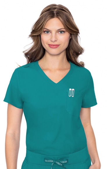 *FINAL SALE M 2432 Med Couture Insight One Pocket Top
