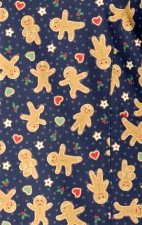 1797 Maevn Haut Imprimé à Col en V Incurvé - Gingerbread Zen
