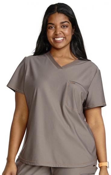 *FINAL SALE XL CK819 Tuckable V-Neck Top - Cherokee Form *FINAL SALE XL CK819 Tuckable V-Neck Top - Cherokee Form