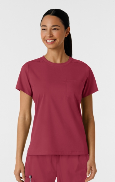 *FINAL SALE L 6451 Boundless Classic Women's Crew Neck Tee Scrub Top by WINK