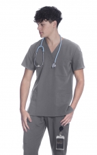 3601 Flaunt Unisex Modern Classic 4-Way Stretch V-Neck Top by Greentown