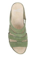 Sandale Lyndi Jade Milled Nubuck à Talons Hauts par Dansko