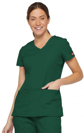 85906 Dickies EDS Signature 6 Pocket V-Neck Top