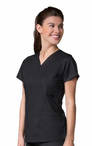 *FINAL SALE XS 1708 EON Active V-Neck Top with 4 Pockets by Maevn *FINAL SALE XS 1708 EON Active V-Neck Top with 4 Pockets by Maevn
