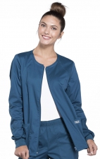 4315 Workwear Core Stretch Veste Zippée à Col Rond de Cherokee