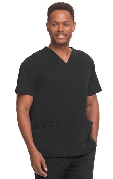 *FINAL SALE 2XL 2590 HH Works by Healing Hands Men's Matthew V-Neck Scrub Top
