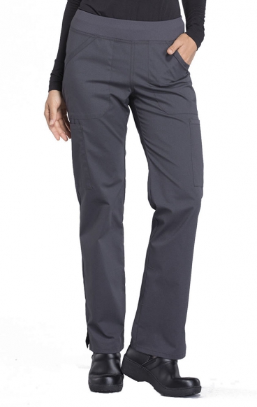 *VENTE FINALE XL WW170P Petite Workwear Professionals Pantalons Cargo à Jambes Droite avec 6 Poches par Cherokee
