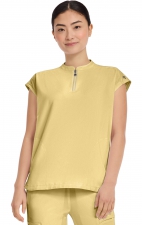 2286 Healing Hands HH360 Sandy Mandarin Collar Top
