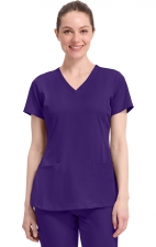 2500 HH Works by Healing Hands Monica V-Neck Scrub Top