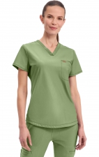 CK819 Tuckable V-Neck Top - Cherokee Form