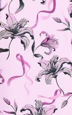 CK856 Haut Imprimé à Col en V avec 2 Poches par Cherokee - Loving Lillies