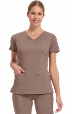 2245 Healing Hands Purple Label Yoga Juliet Top with Side Stretch Panels