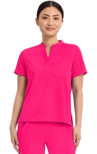 HH650 HH Works Macy Button Collar Tuck In Top by Healing Hands