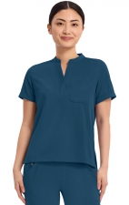 HH650 HH Works Macy Button Collar Tuck In Top by Healing Hands