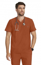 HH758 Quest Men's 1-Pocket V-Neck Scrub Top by Healing Hands