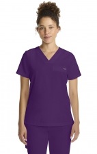 HH755 Quest Billie Tuck-in V-Neck Scrub Top by Healing Hands
