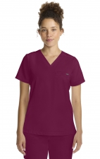 HH755 Quest Billie Tuck-in V-Neck Scrub Top by Healing Hands