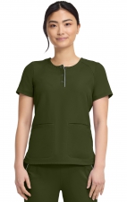 HH702 Crew Neck Scrub Top from HH360 by Healing Hands