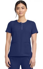 HH702 Crew Neck Scrub Top from HH360 by Healing Hands