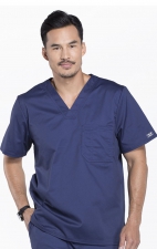 4743 Workwear Core Stretch Haut à Col en V pour Hommes par Cherokee