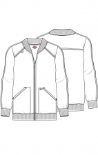 DK365 Dickies Balance Zip Front 2 Pocket Jacket 