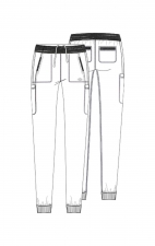 DK185 Dickies Dynamix Pantalon Jogger Sportif à Taille Naturelle