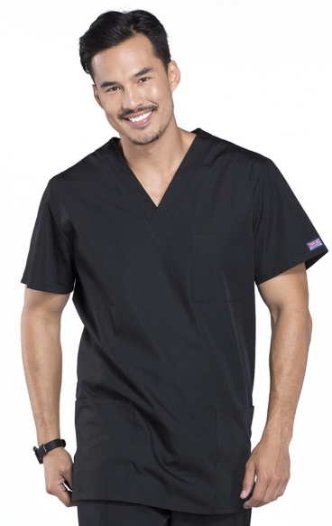 *FINAL SALE M 4876 Workwear Originals Unisex 3 Pocket V-Neck Top by Cherokee