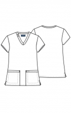 CK953A WW Originals Ultra V-Neck 2 Pocket Top by Cherokee