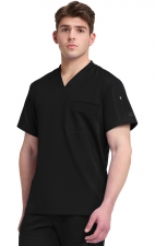 DK610 Dickies Dynamix Men's V-Neck with Chest Pocket