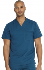 DK610 Dickies Dynamix Men's V-Neck with Chest Pocket