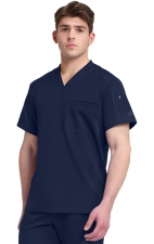 DK610 Dickies Dynamix Men's V-Neck with Chest Pocket
