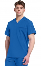 DK610 Dickies Dynamix Men's V-Neck with Chest Pocket