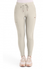 CK095 Pantalon taille moyenne à jambe fuselée et cordon de serrage - Cherokee Form