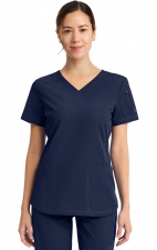 DK730 Dickies Dynamix 3 Pocket V-Neck Top