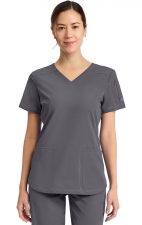 DK730 Dickies Dynamix 3 Pocket V-Neck Top