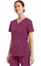 DK730 Dickies Dynamix 3 Pocket V-Neck Top