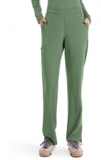 MC103 AMP Pantalon Jambe Droite à Taille Haute par Med Couture